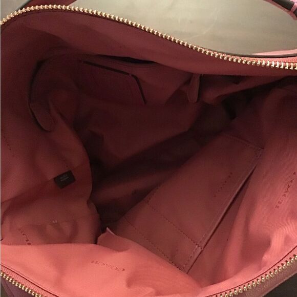 Coach New York Turnlock Leather Hobo Bag - Picture 7 of 10